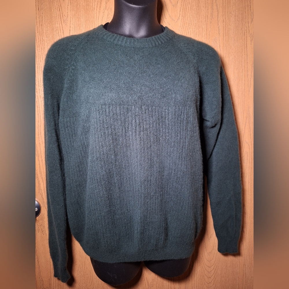 Classic Forest Green Crewneck Sweater